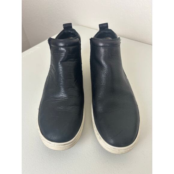 Sofft Shoes - Sofft Black Leather Ankle Boot Somer Chelsea Sneakers Size 11